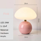 Lueur — coloris Rose Poudré, dôme opalin et pied galbé