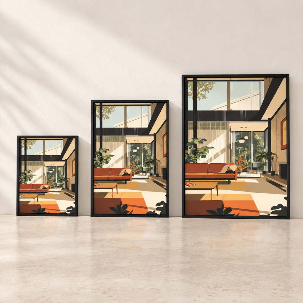 Affiche Ambra sans passe-partout dans les formats 30 × 40, 40 × 60 et 50 × 70 cm