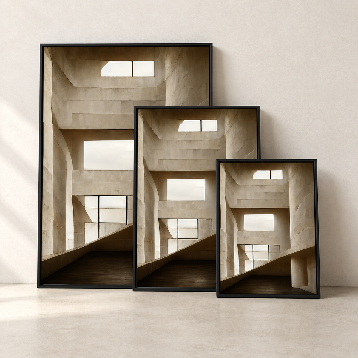 Affiche Cemento dans les formats 30 × 40, 40 × 60 et 50 × 70 cm, cadres noirs