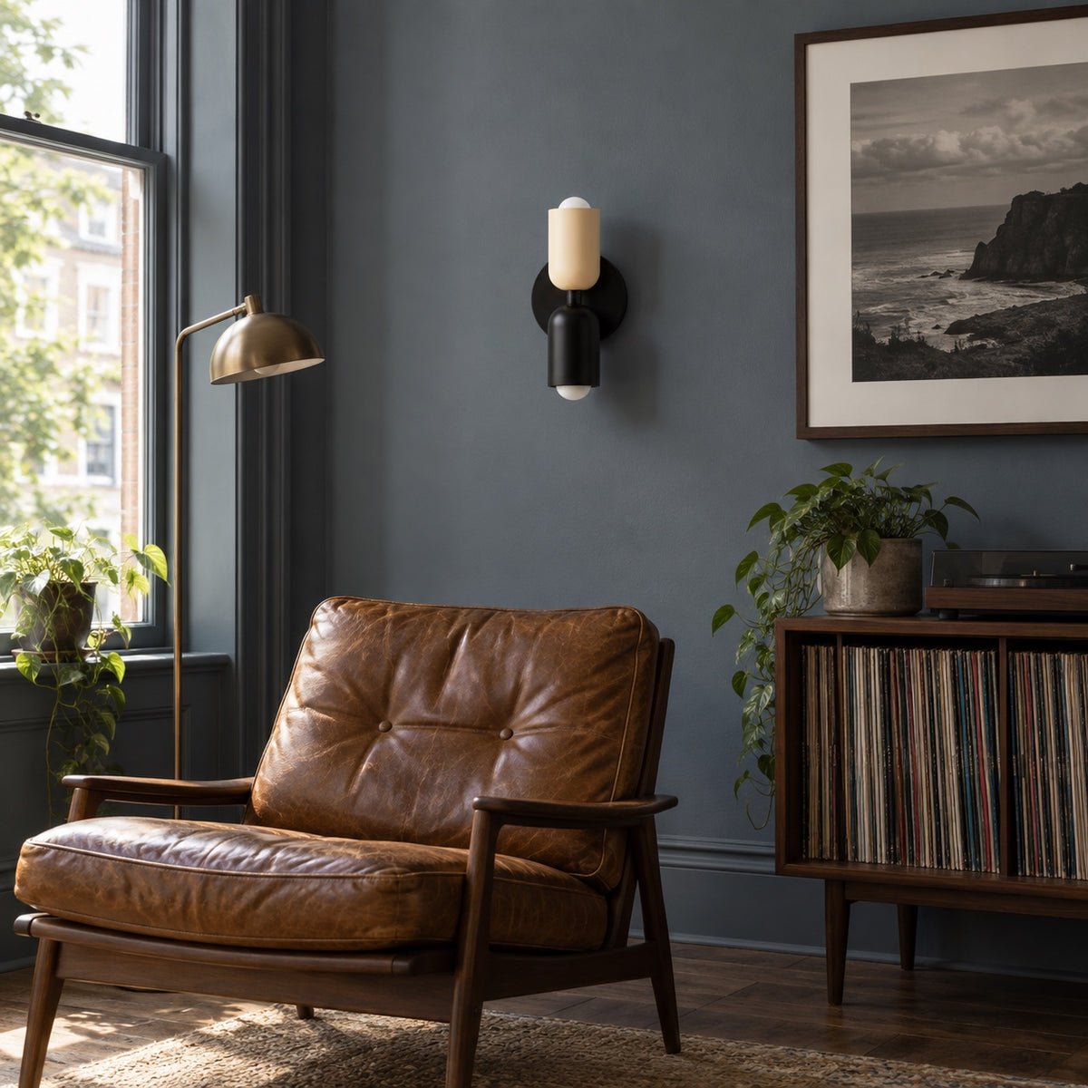 Solstice Ivory Graphite — salon de lecture