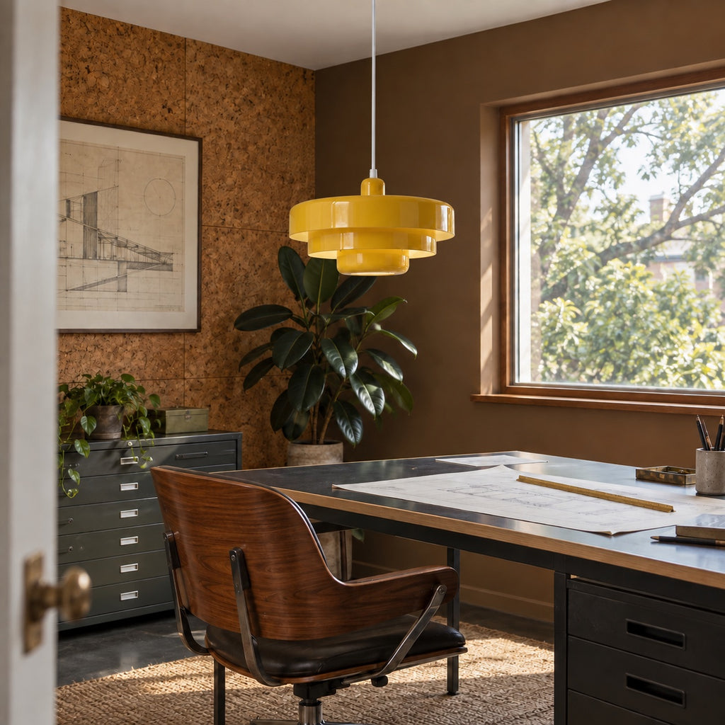 Tivoli Saffron Yellow — scène intérieure de jour
