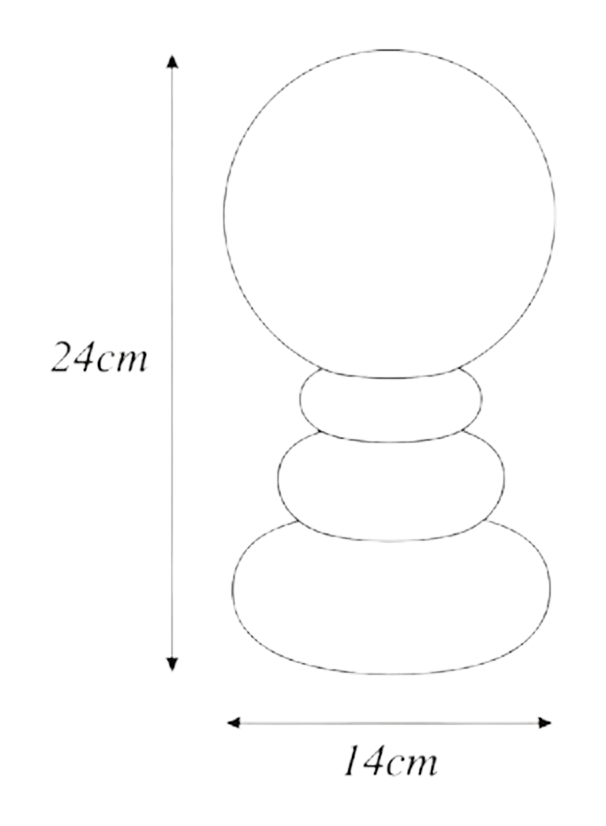 Schéma des dimensions de l'Onyx